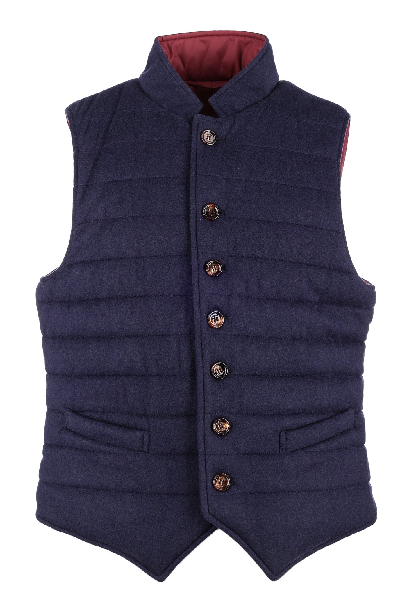 KIRED BY KITON DOUBLE FACED GILET JACKET