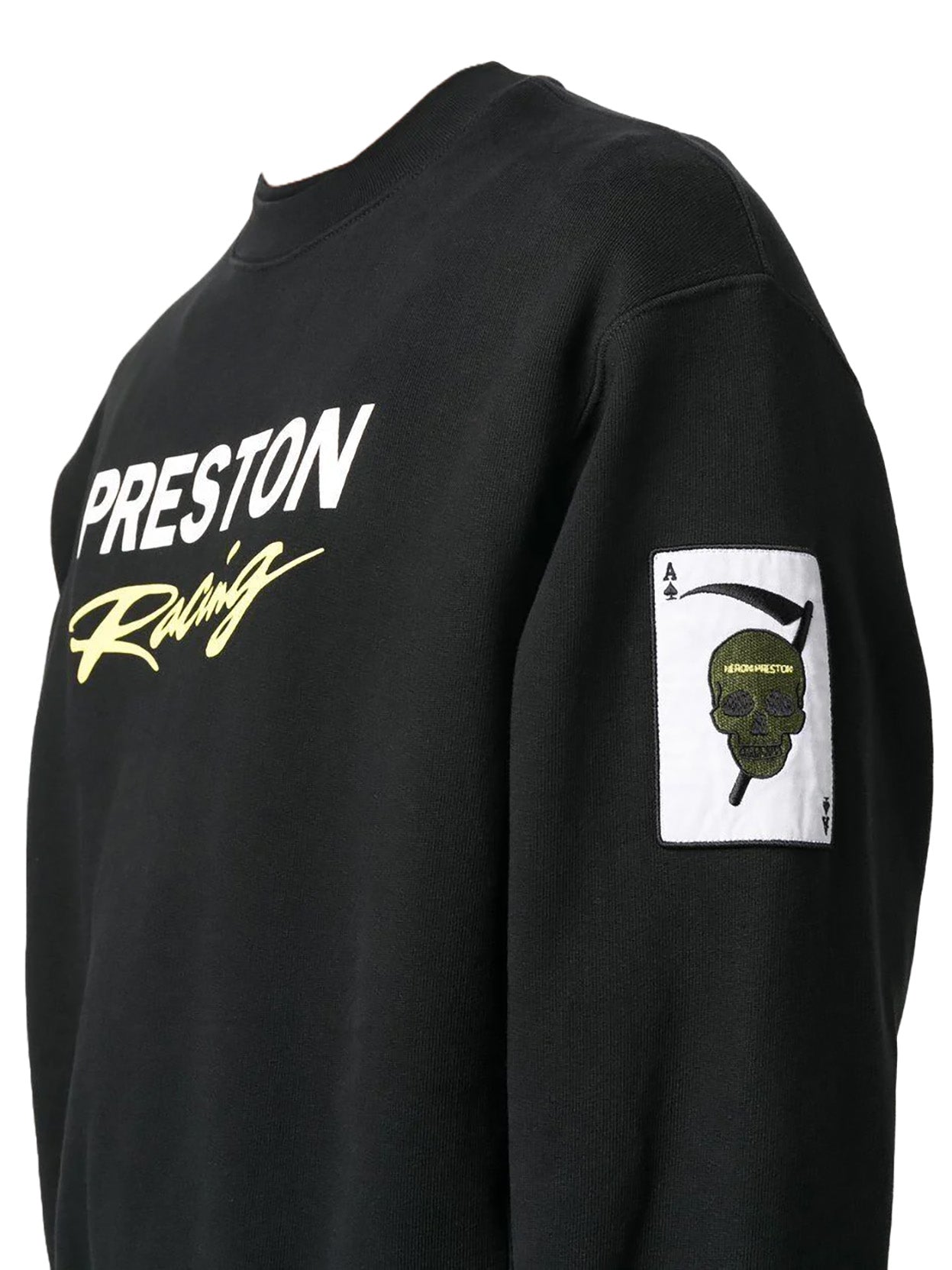 HERON PRESTON BLACK SWEATSHIRT 