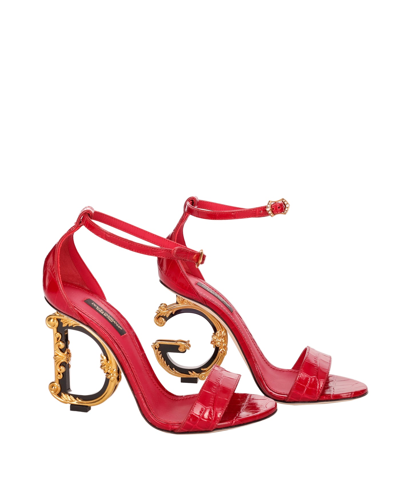 DOLCE & GABBANA LEATHER SANDALS