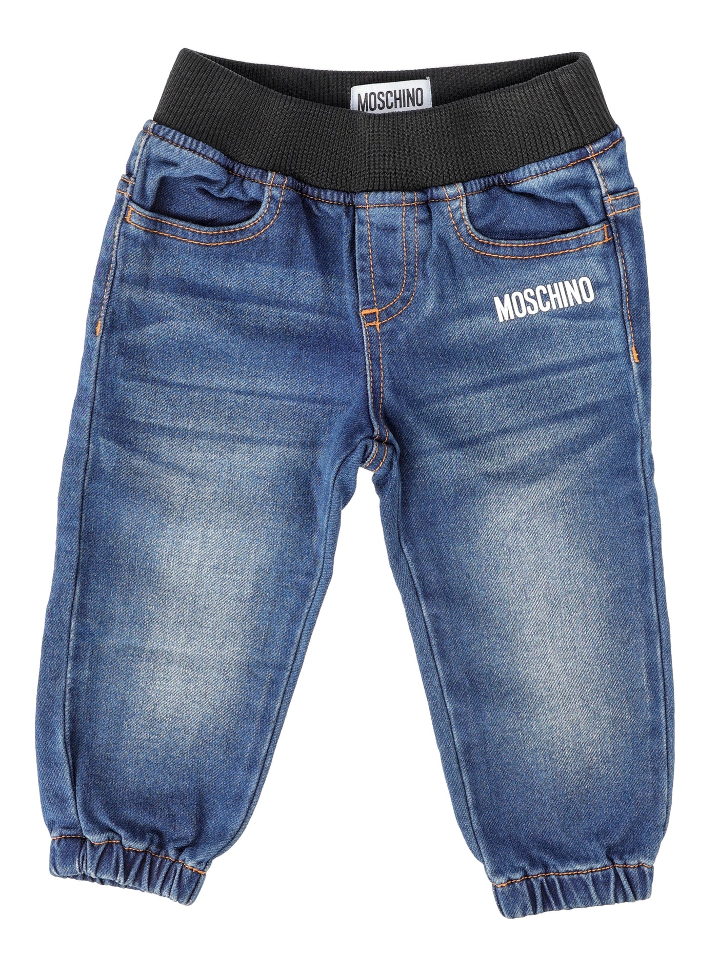 MOSCHINO KIDS JEANS PANTS