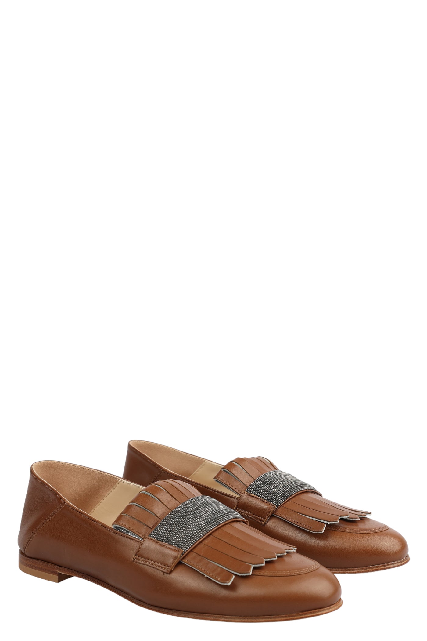 FABIANA FILIPPI LEATHER LOAFERS