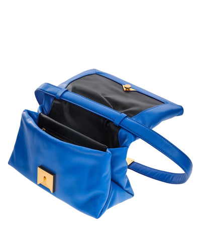 MARNI PRISMA BLUE SHOULDER BAG