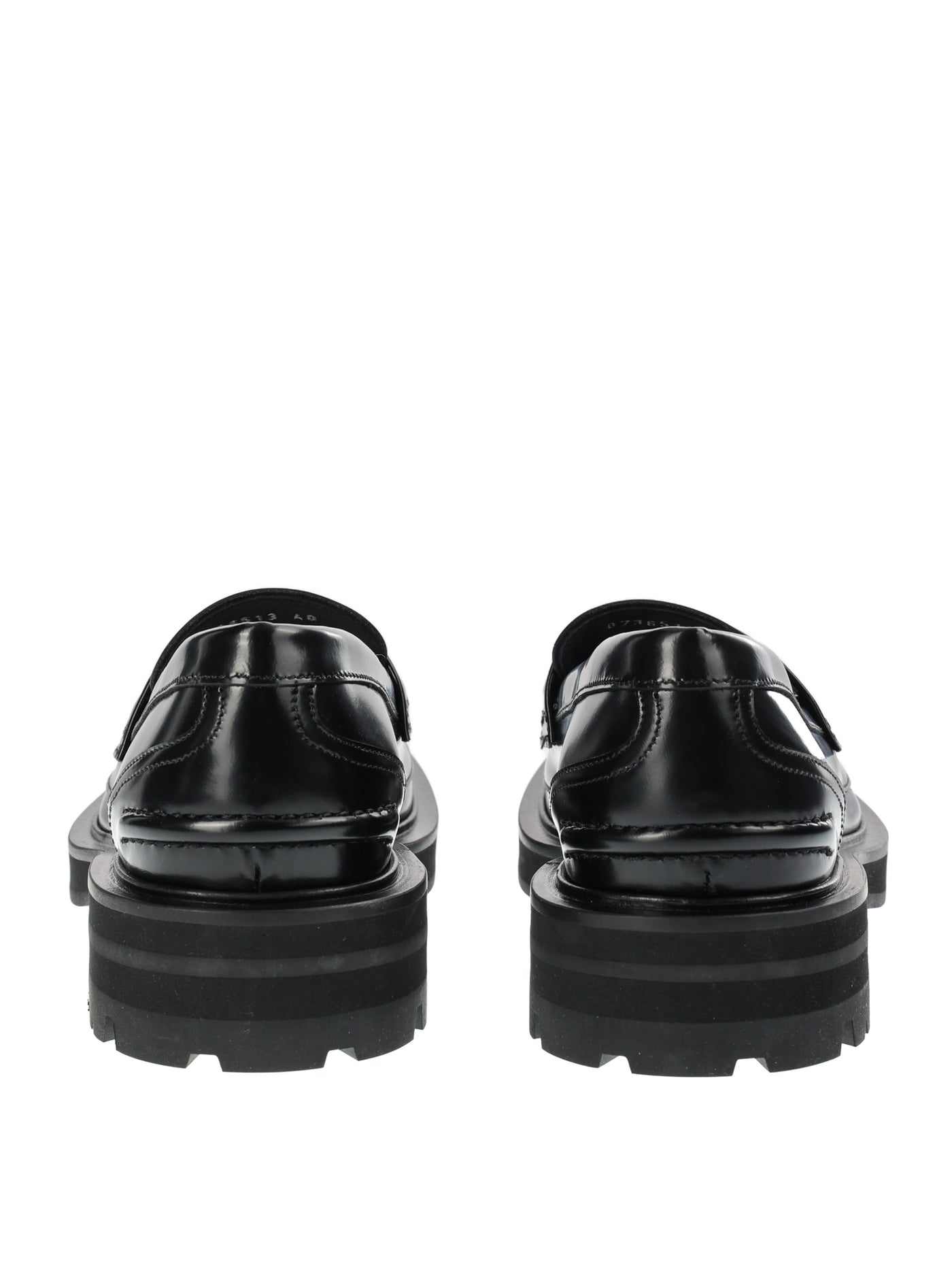 ALEXANDER MCQUEEN BLACK LOAFERS 