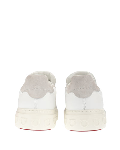 SALVATORE FERRAGAMO WHITE SNEAKERS 