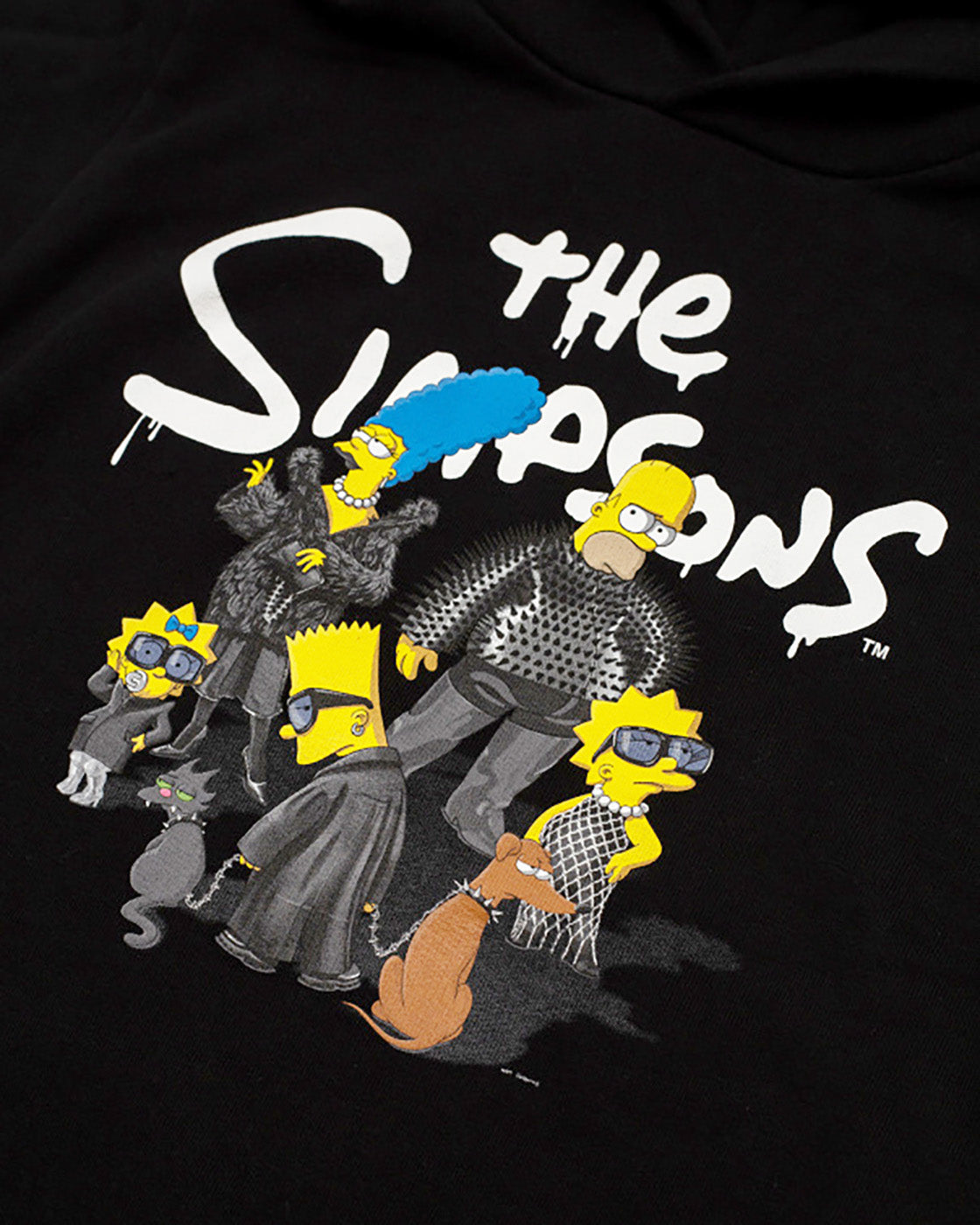 BALENCIAGA THE SIMPSONS PRINT HOODIE