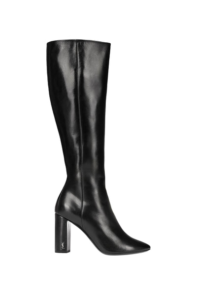 SAINT LAURENT LEATHER BOOTS