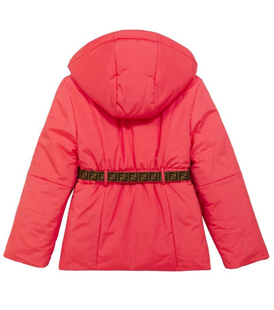 FENDI KIDS DOWN PADDED REVERSIBLE SKI JACKET