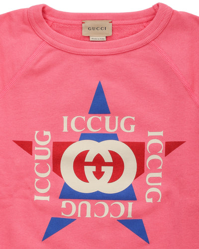 GUCCI KIDS PRINTED SWEATSHIRT