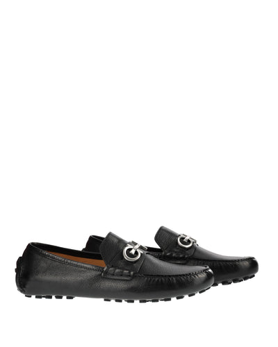 SALVATORE FERRAGAMO BLACK LOAFERS 