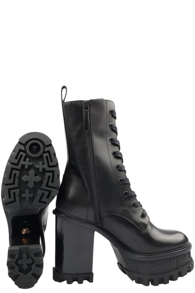 VERSACE LEATHER BOOTS