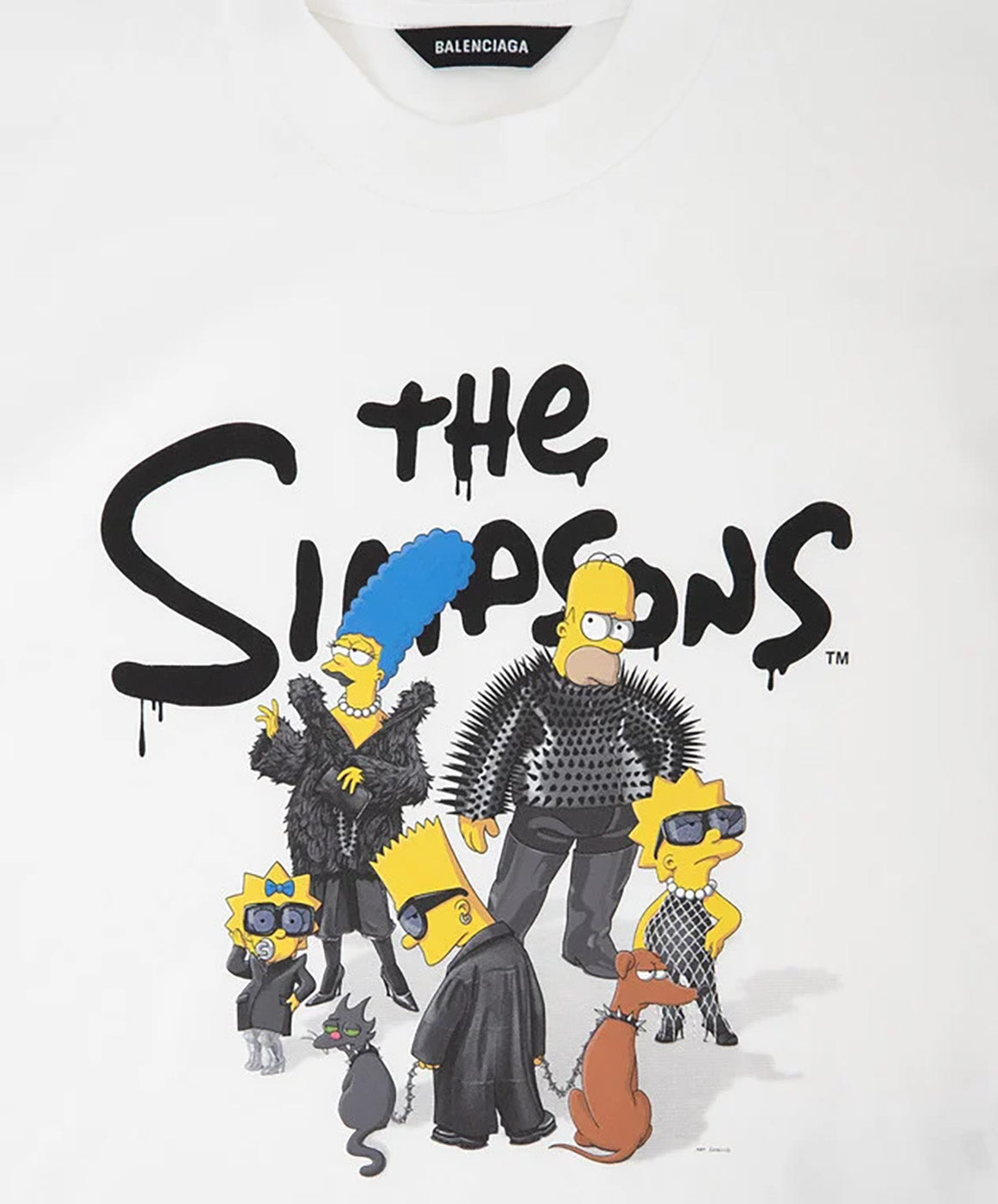 BALENCIAGA T-SHIRT THE SIMPSONS PRINT