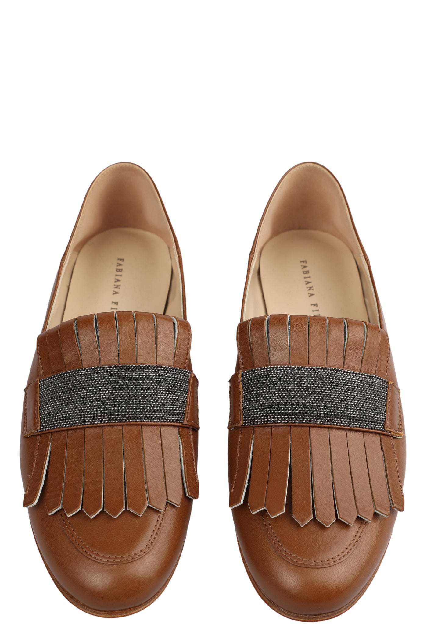 FABIANA FILIPPI LEATHER LOAFERS