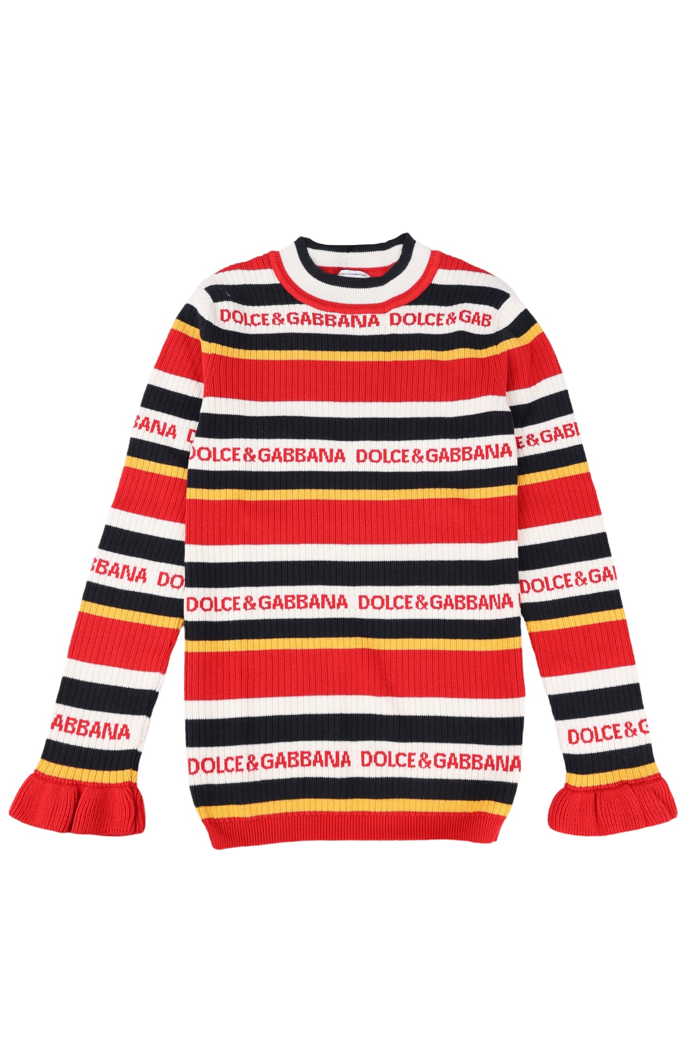 DOLCE&GABBANA KIDS SWEATER WITH LOGO