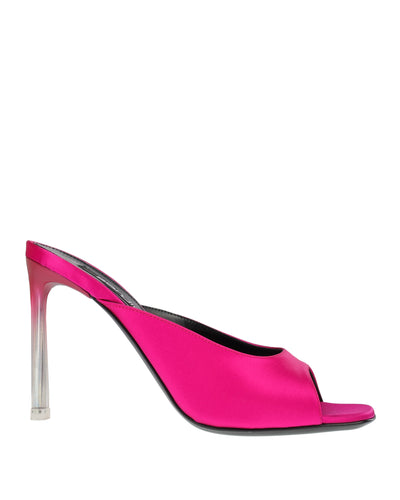 SERGIO ROSSI FUCHSIA HEELED SANDAL 