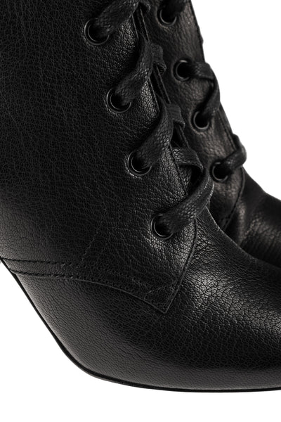 SAINT LAURENT LEATHER ANKLE BOOTS