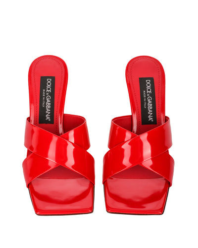 DOLCE & GABBANA LEATHER SANDALS