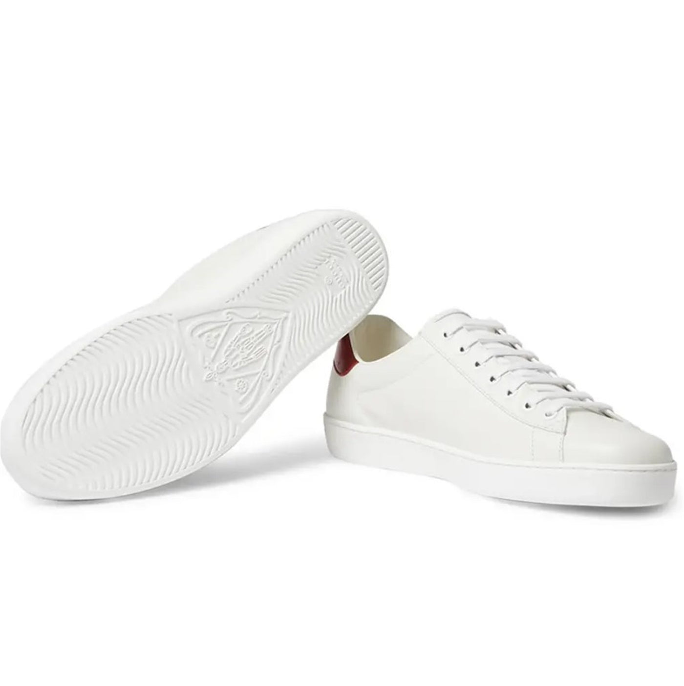 GUCCI ACE INTERLOCKING G WHITE SNEAKERS