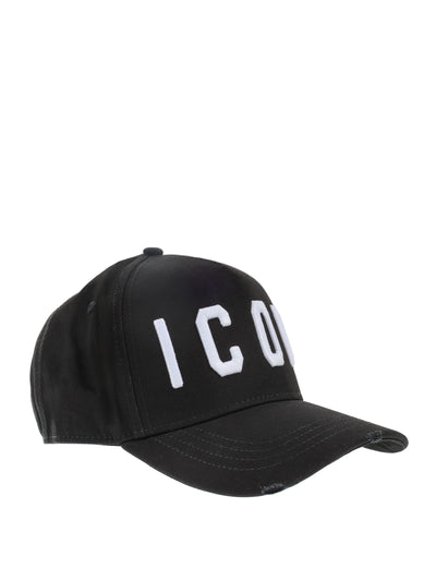 DSQUARED2 ICON BASEBALLE CAP BLACK