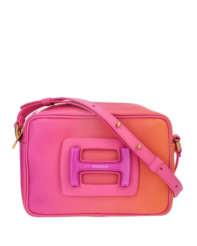 HOGAN H-BAG FUCHSIA SHOULDER BAG 