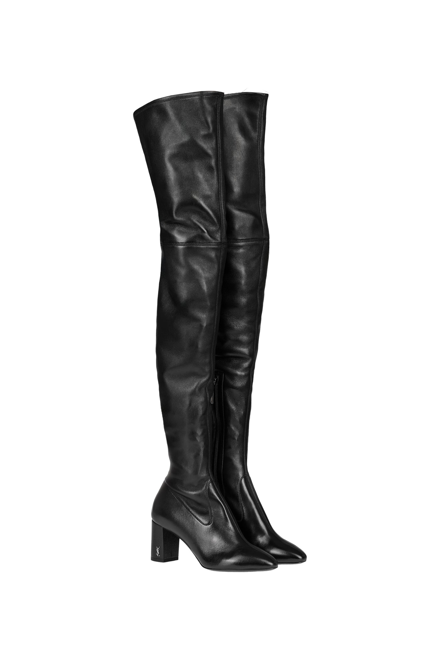 SAINT LAURENT LEATHER BOOTS