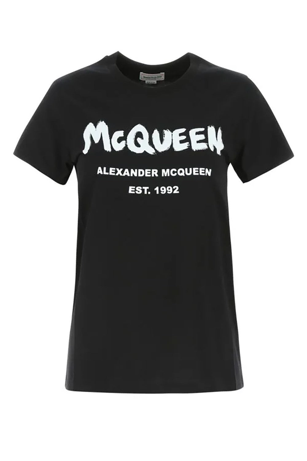 ALEXANDER MCQUEEN LOGO PRINT COTTON T-SHIRT