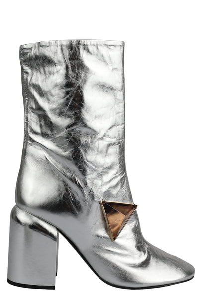 JIL SANDER LEATHER BOOTS