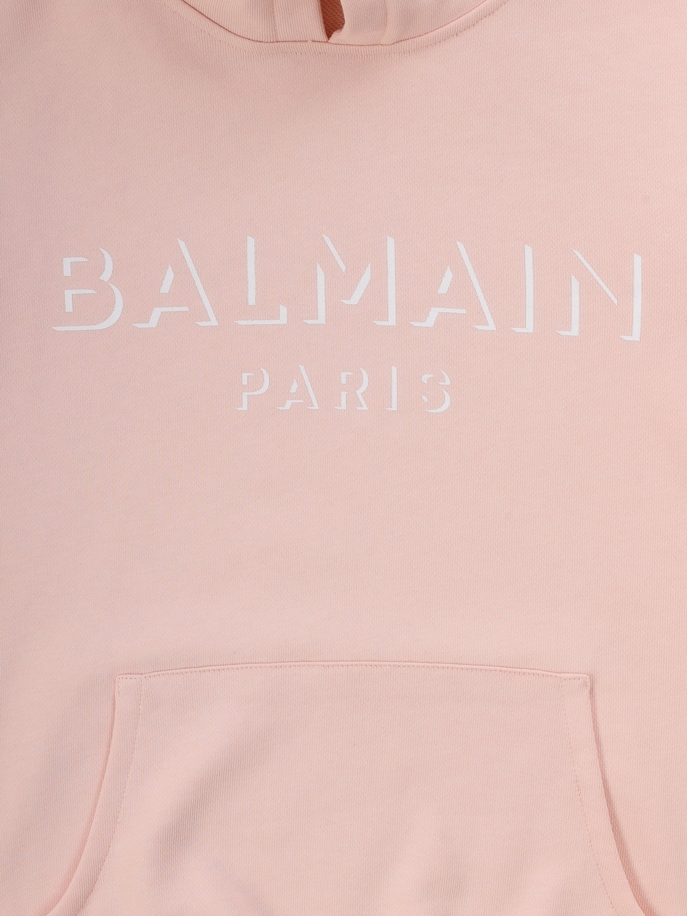 BALMAIN KIDS SWEATSHIRT WITH HOOD