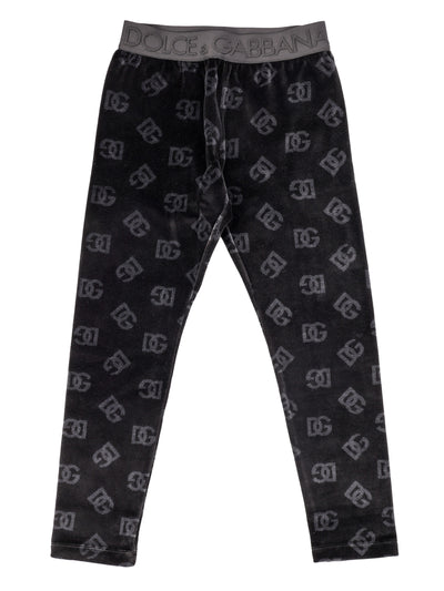 DOLCE&GABBANA KIDS PANTS WITH LOGO