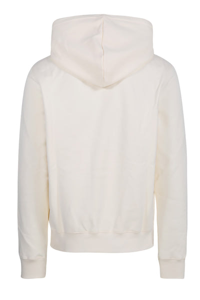 LANVIN CREAM HOODED SWEATSHIRT