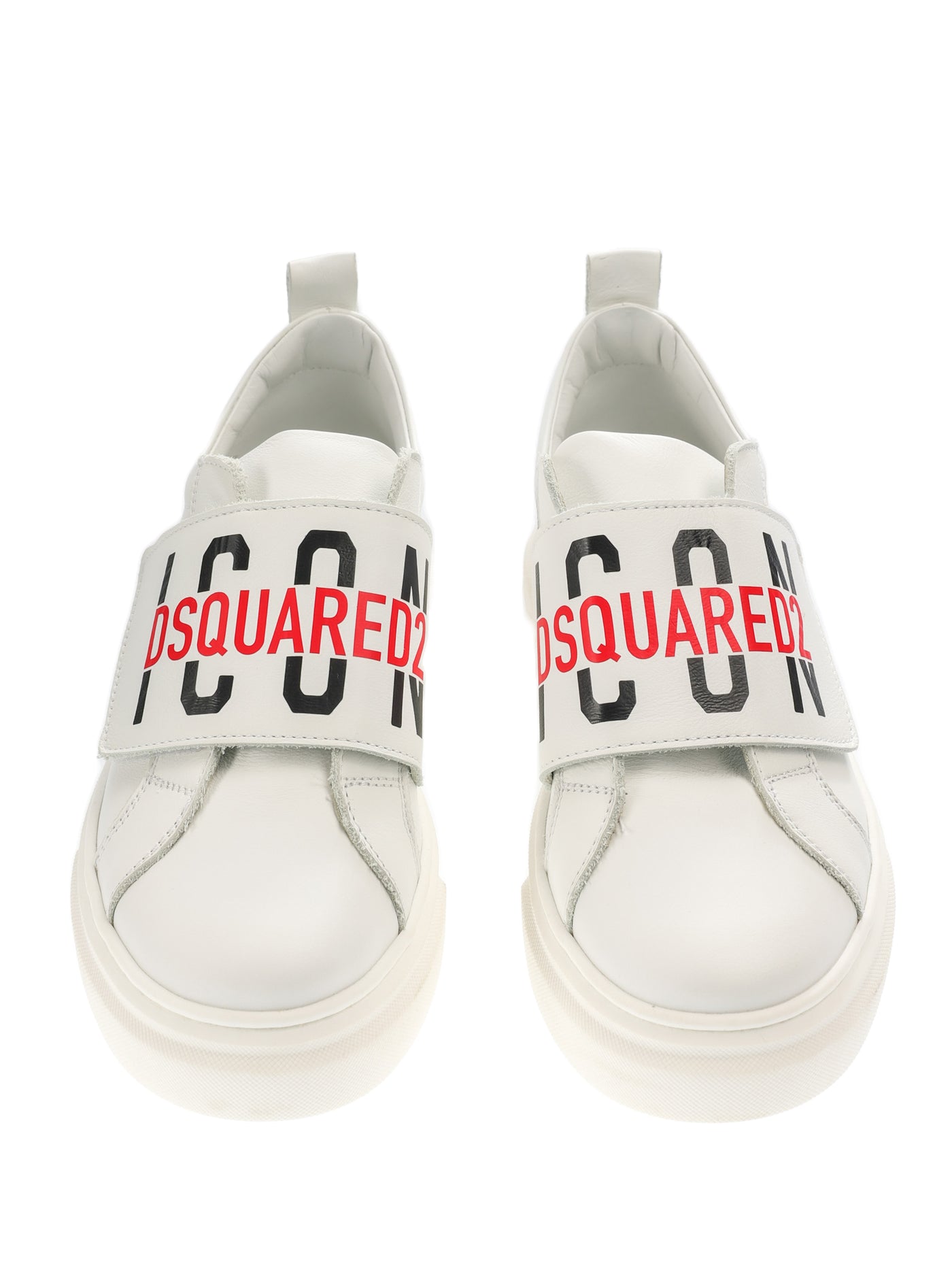 DSQUARED2 KIDS LEATHER SNEAKERS