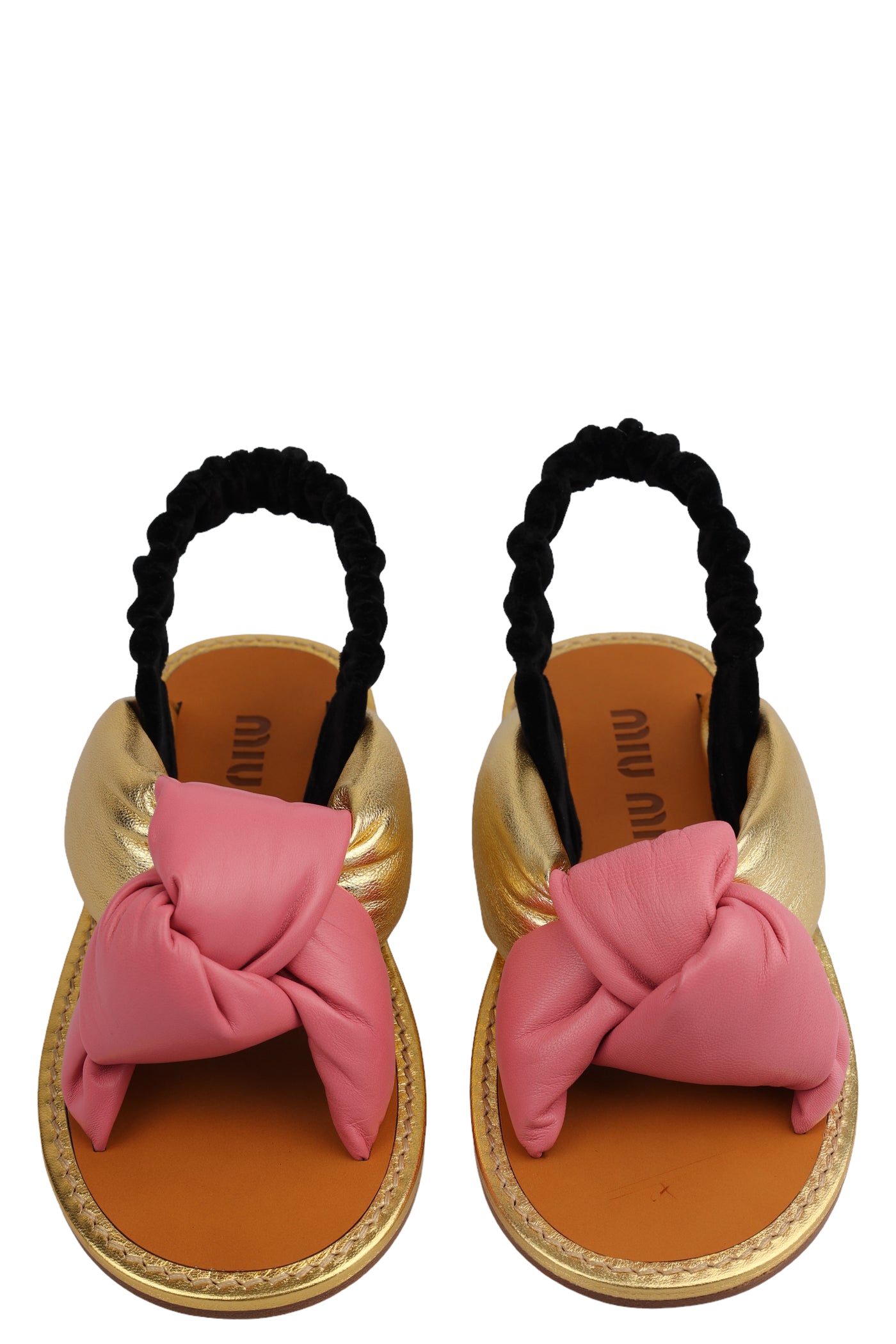 MIU MIU TRICOLOR SANDALS