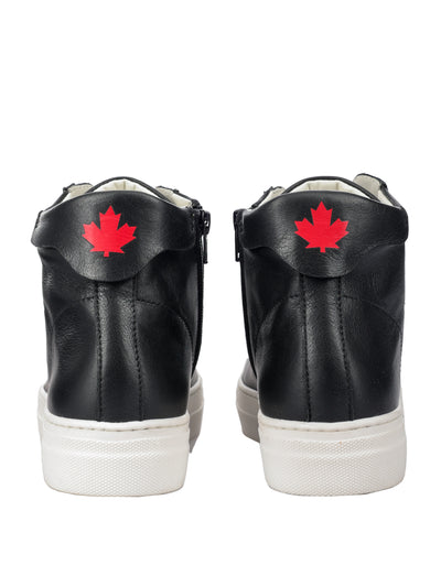 DSQUARED2 KIDS LEATHER SNEAKERS