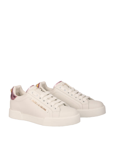 DOLCE & GABBANA LEATHER SNEAKERS