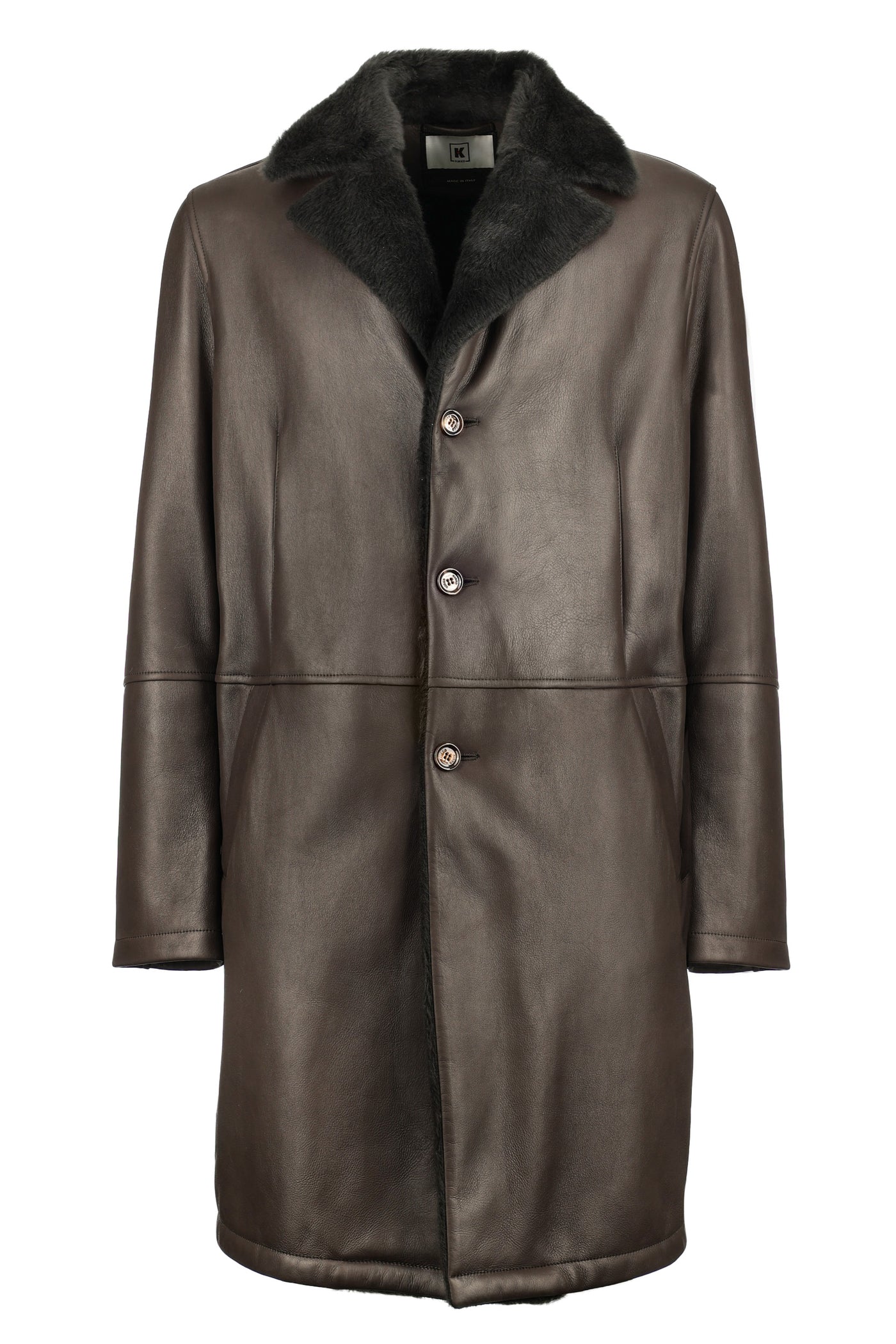 KIRED BY KITON LEATHER COAT