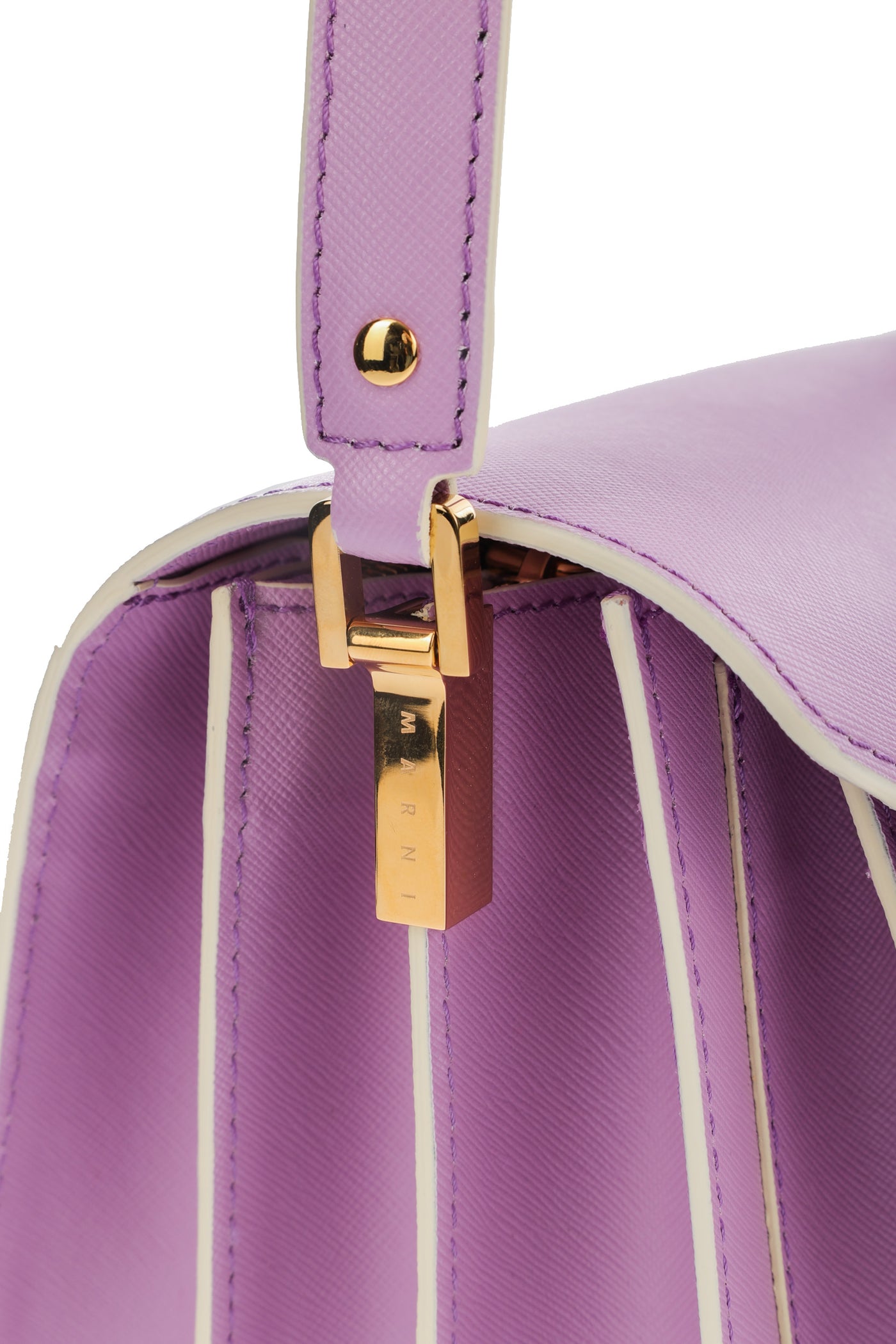 MARNI TRUNK LILAC SHOULDER AND SHOULDER BAG 