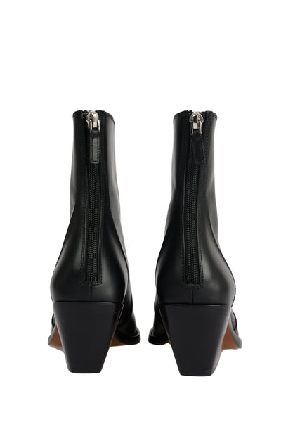 GIVENCHY LEATHER COWBOY ANKLE BOOTS