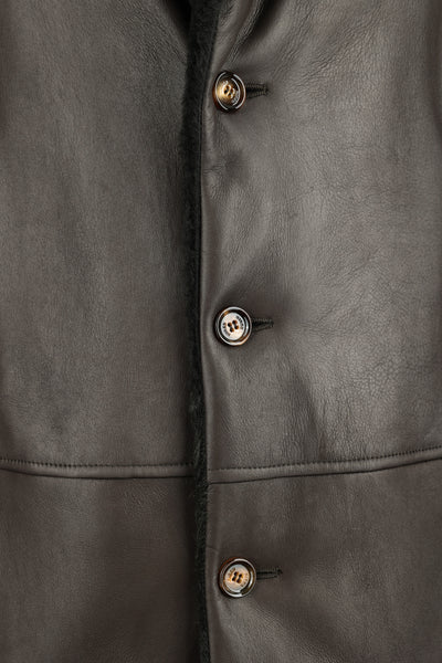 KIRED BY KITON LEATHER COAT