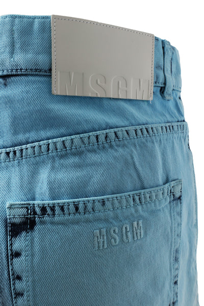 MSGM SHORT JEANS