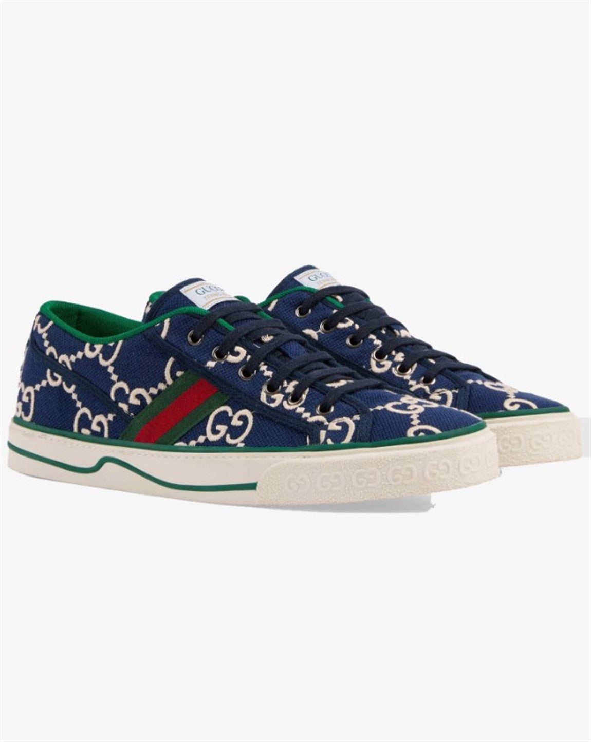 GUCCI TENNIS 1977 INK BLUE SNEAKERS