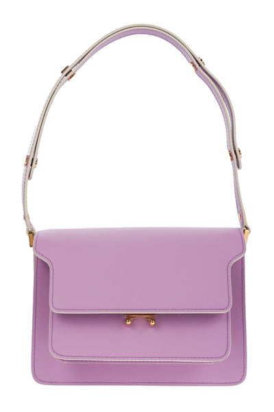 MARNI TRUNK LILAC SHOULDER AND SHOULDER BAG 