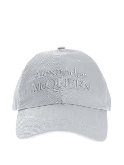 ALEXANDER MCQUEEN LIGHT BLUE HAT 