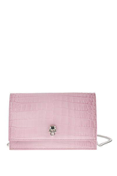 ALEXANDER MCQUEEN SKULL LILAC SHOULDER BAG