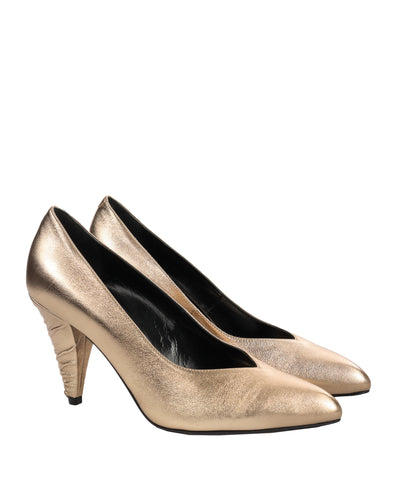 CELINE EDWIGE METALIZED PUMP