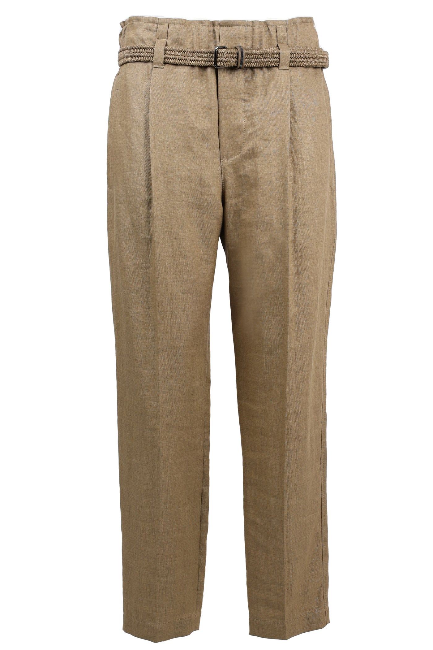 BRUNELLO CUCINELLI LINEN TROUSERS