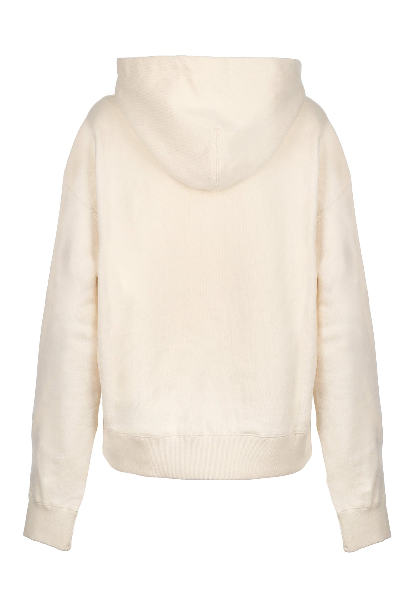 JIL SANDER CREAM HOODED SWEATSHIRT