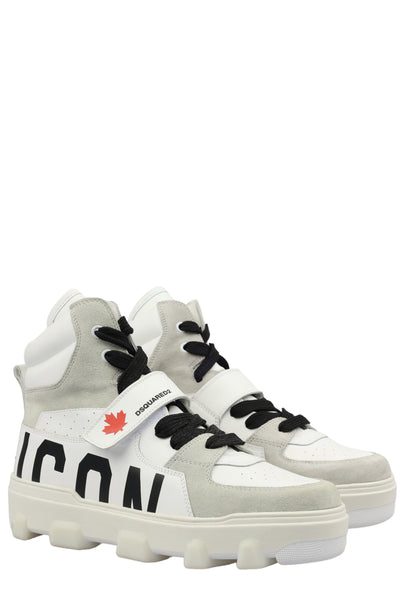 DSQUARED2 LEATHER SNEAKERS