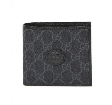 GUCCI GG-CANVAS LOGO-PATCH WALLET