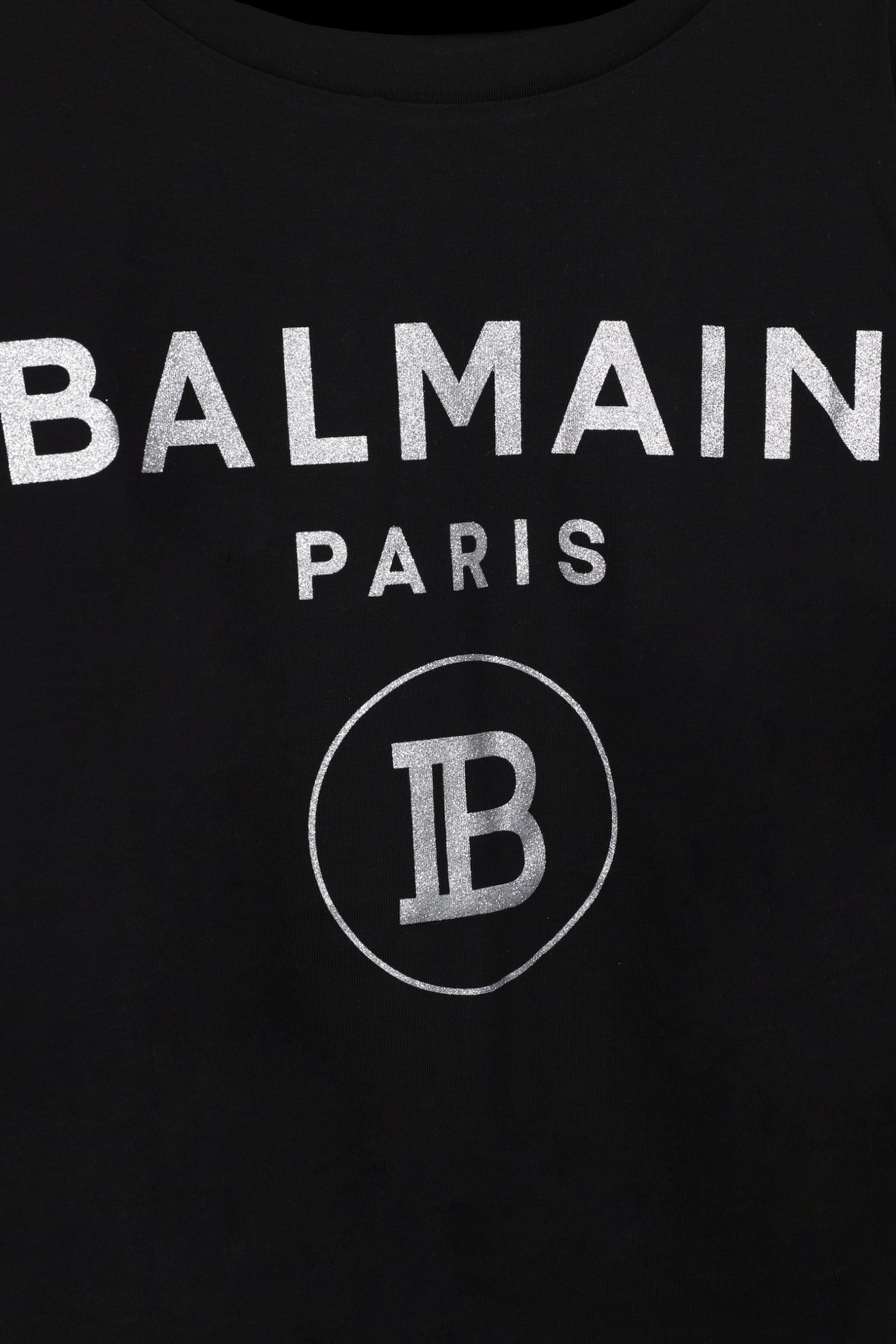 BALMAIN KIDS T-SHIRT LONG SLEEVE WITH LOGO