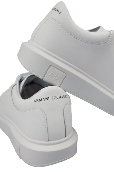 ARMANI EXCHANGE LEATHER SNEAKERS