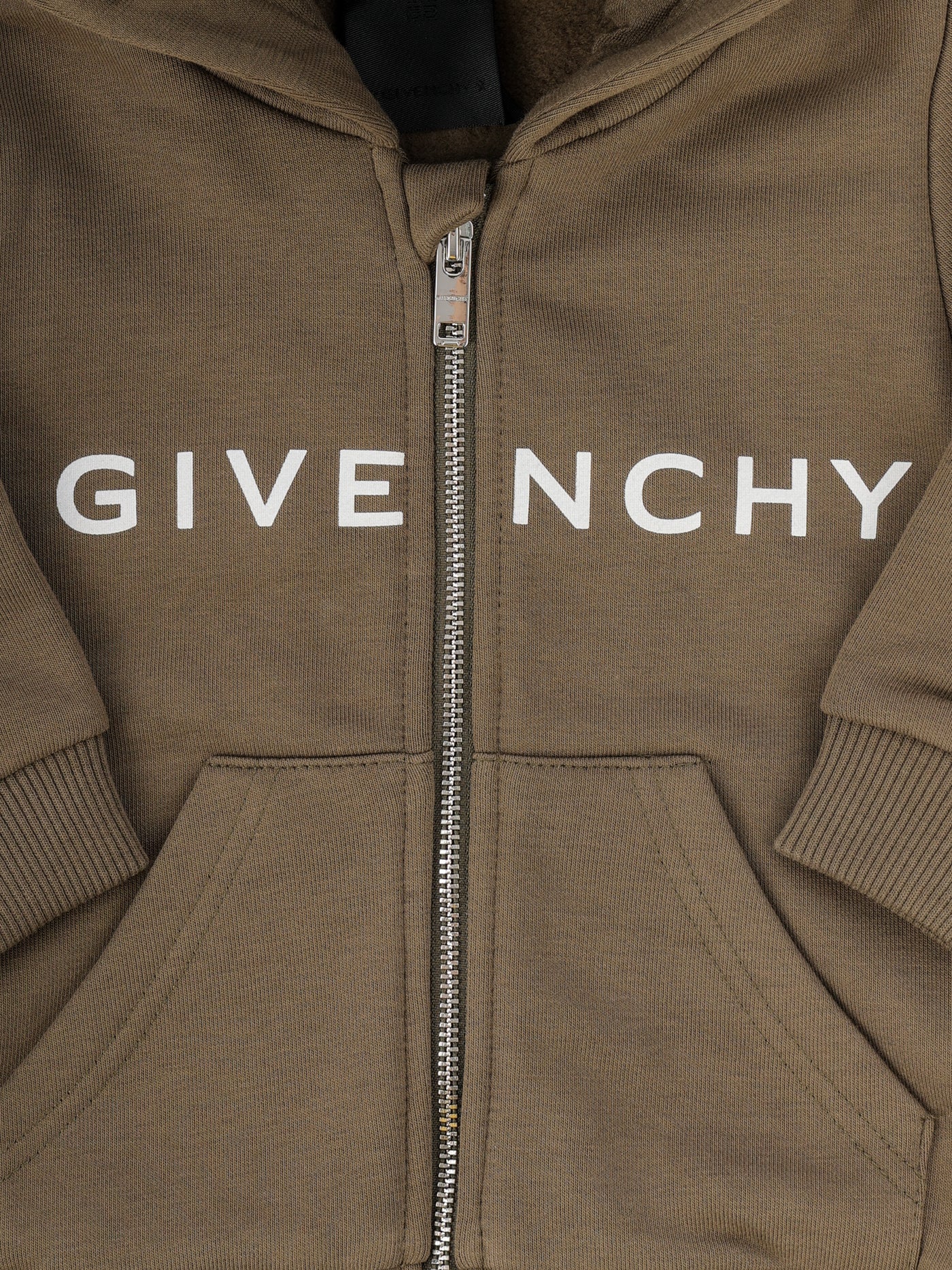 GIVENCHY KIDS SWEATSHIRT WITH ZIP & HOOD